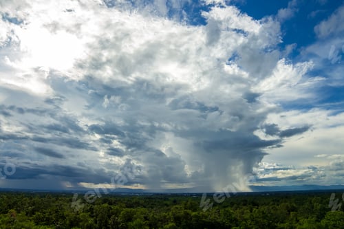 Preview: thunder storm sky Rain clouds