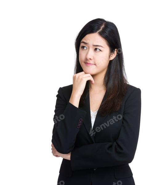 Preview: Business woman thinking