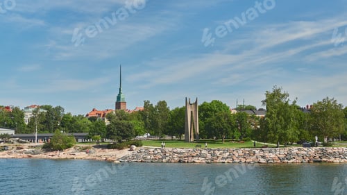 Preview: Embankment in European Helsinki City.