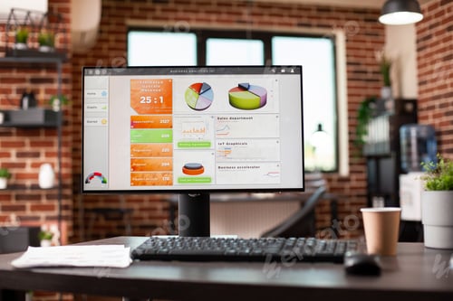 Preview: Empty workspace with analytics data