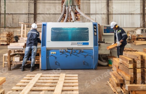 Preview: Woodworkers operate machines, tend lathes to cut, shape wood fixtures in manufacturing process