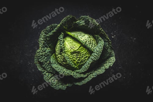 Preview: Green savoy cabbage