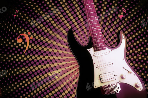 Preview: Electric Guitar Closeup Picture