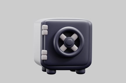 Preview: Mobile safe with combination dial and push-buttons