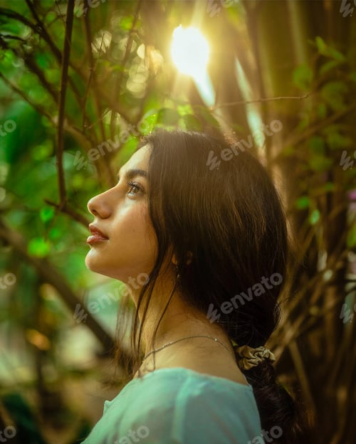 Preview: Portrait of young hot woman posing