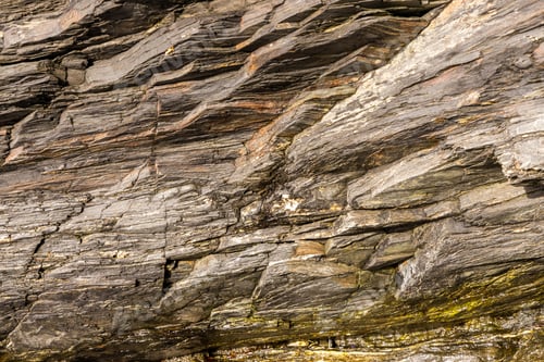 Preview: Detailed Geological Rock Formation Displaying Natural Patterns and Textures