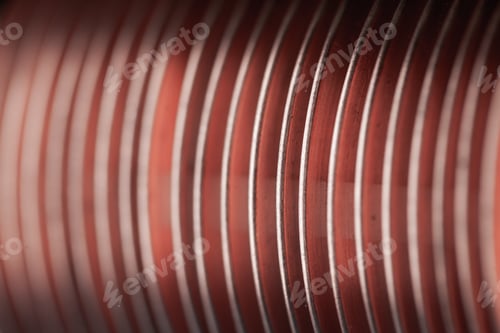 Preview: Close-up flat copper twisted plates at the factory
