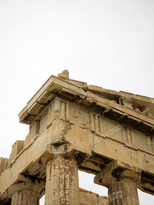 Preview: columns of the Acropolis (Propilea) Athens