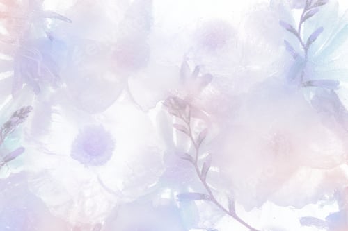 Preview: Purple blooming anemone flower background
