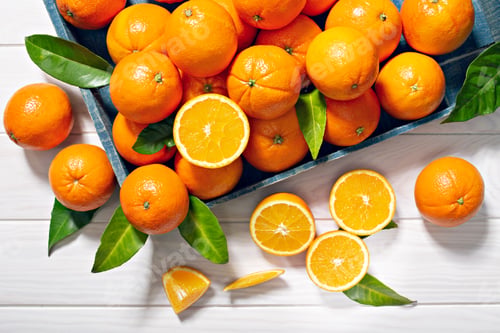 Preview: Fresh orange fruits