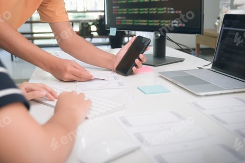 Preview: UX UI and Programming development technology.
