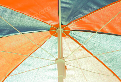 Preview: Parasol from below, beach umbrella pattern