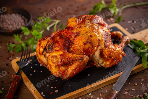 Preview: Whole roasted chicken