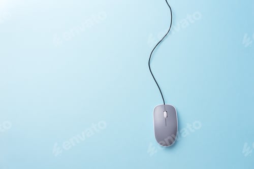 Preview: Gray computer mouse
