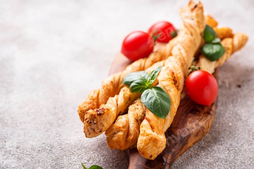 Preview: Italian antipasto grissini with tomato