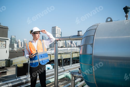 Preview: Engineers inspect the completed air conditioning and water systems to continue verifying