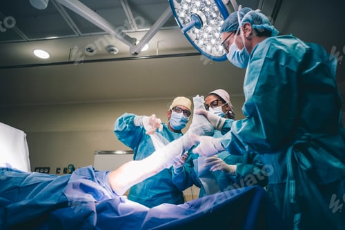 Preview: Medical Team Performing Surgery in Hospital Operating Room