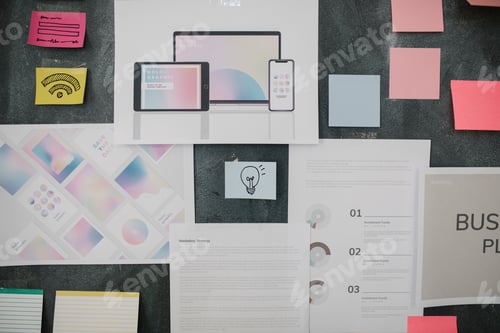 Preview: Brainstorm board in a startup company