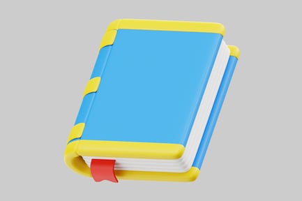 Preview: Blue and yellow book