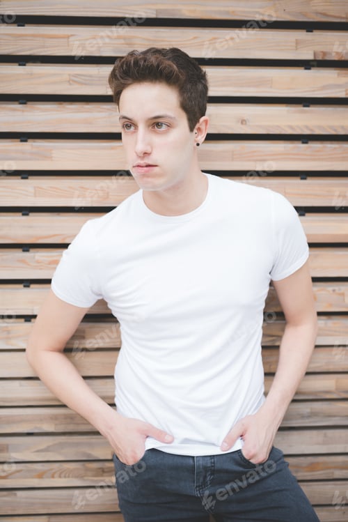 Preview: Young man enjoying city living outdoor