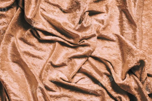 Preview: Wrinkled Fabric Texture in Shades of Copper