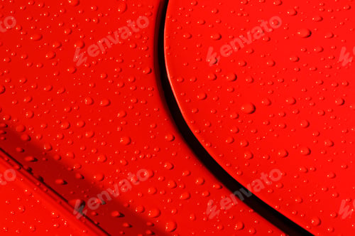 Preview: raindrops on metal