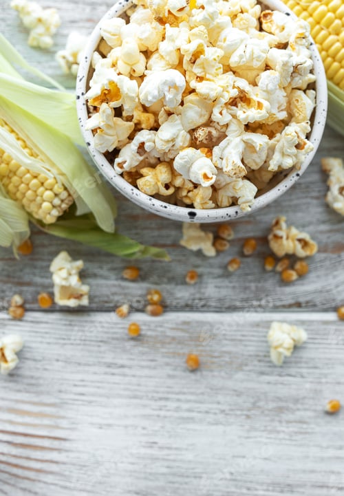 Preview: Tasty salted homemade popcorn