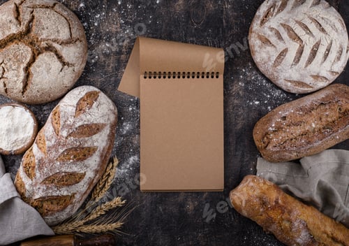 Preview: Fresh homemade bread with a crispy crust