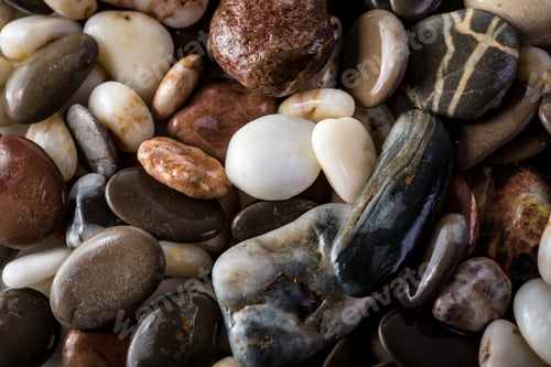Preview: Sea Pebble, Sea Stones Background, Beach Rocks. Background From Sea Stones For Design. Abstract