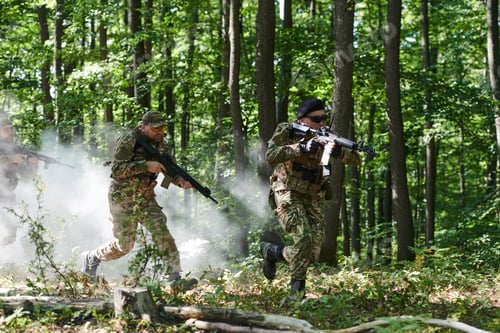 Preview: A specialized military antiterrorist unit conducts a covert operation in dense, hazardous woodland