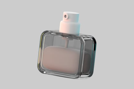 Preview: Clear glass spray bottle