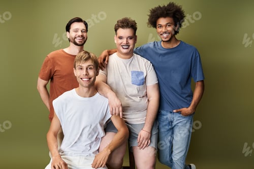 Preview: Four friends celebrate their identities and joy in a vibrant, inclusive LGBTQ gathering