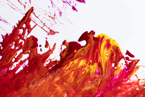 Preview: Abstract flow of liquid paints in mix