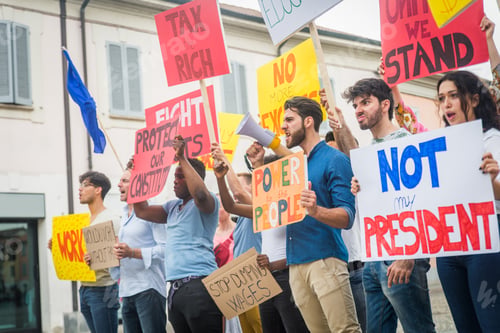 Preview: Activists demonstrating against social issues