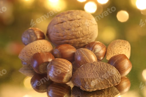 Preview: nut, brown, nature, white, natural, isolated, background, seed, fruit, close, acorn, oak, autumn, fa