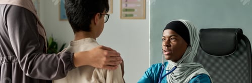 Preview: Friendly Conversation between Muslim Doctor and Young Patient