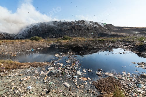 Preview: Toxic pond with trash