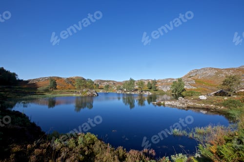 Preview: Small lake, Whitebridge, Scotland