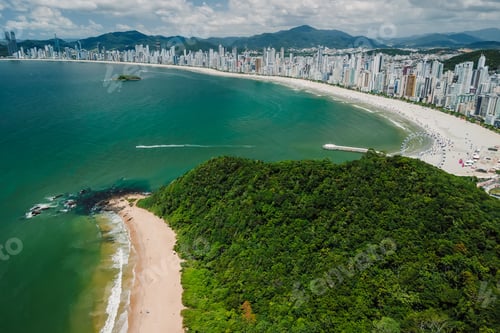 Preview: Balneario Camboriu with highrise buildings in Brazil