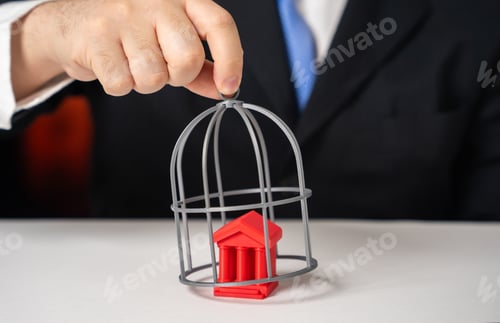 Preview: Bank sanctions. External management of a bank to prevent its bankruptcy and collapse