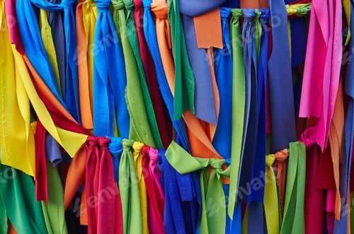 Preview: Background of colorful textile ties