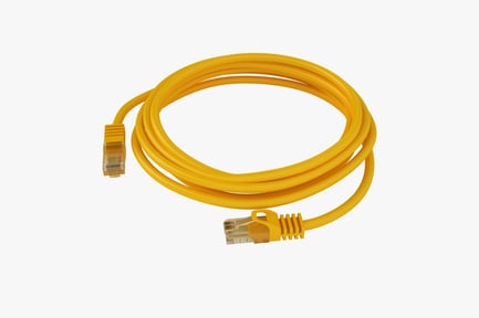 Preview: Yellow Ethernet Cable Cord