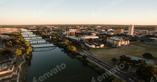 Preview: Downtown Waco Texas River Waterfront City Architecture