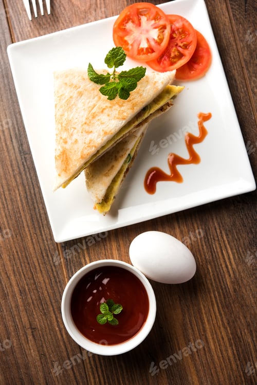 Preview: Bread Omelette Sandwich