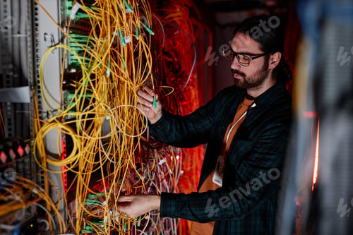 Preview: System administrator doing maintenance