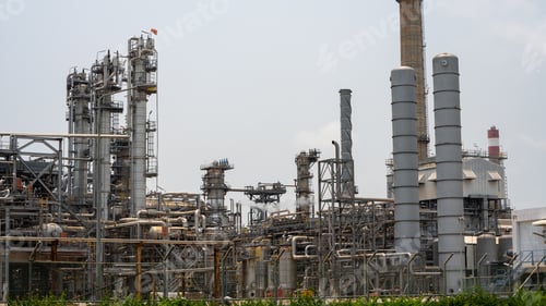 Preview: Oil Refinery Gas Chemical Equipment Prodiction import export Concept, Crude Oil Refinery Plant