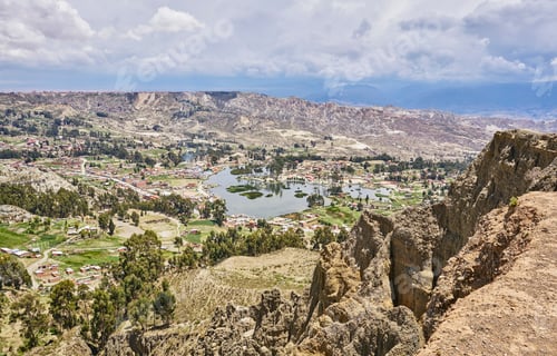 Vista previa: Scenic view, La Paz, Bolivia, South America