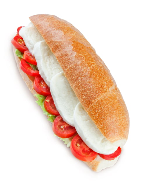 Preview: Sandwich with mozzarella