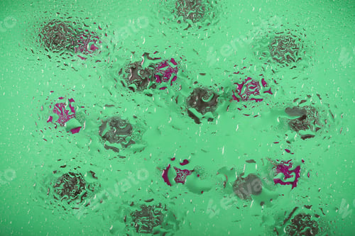 Preview: Water On Glass Background Image