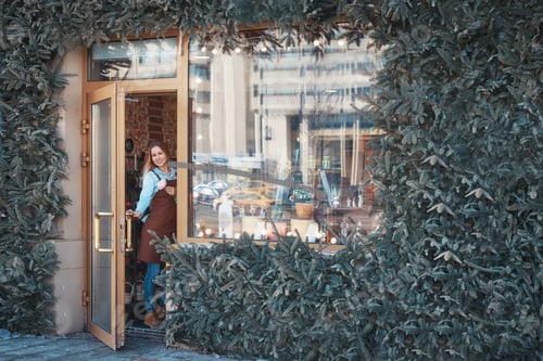 Preview: Young seller at the store